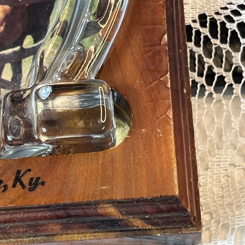 Posacenere vintage con cavallo scarpa da cavallo "Kentucky" - Foto 7 di 10