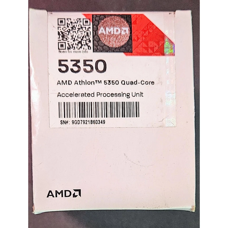 AMD Athlon 5350 Quad-Core Accelerated Processing Unit With Stock Fan SEALED - Image 2 of 4