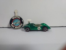 Hot Wheels Redline Chaparral 2G 1968 Green Made In United States W/Button