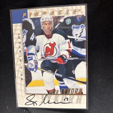 1997-98 Pinnacle Be A Player Petr Sykora Auto New Jersey Devils!!