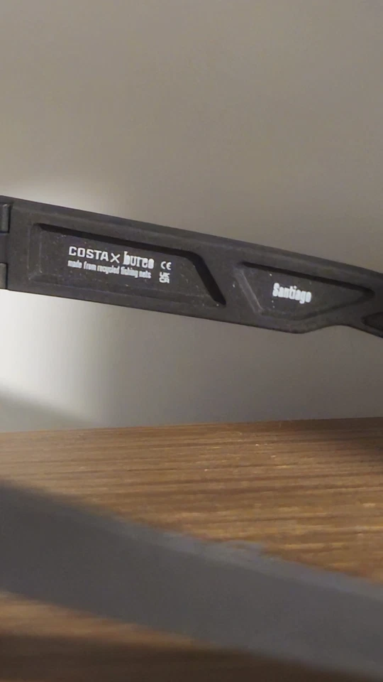 Óculos de Sol Costa Del Mar Santiago Net Preto Verde Espelho Polarizado 580G 63mm - Imagem 2 de 4