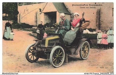 AYWP4-0343-14 - Ausflug In Die Normandie - Unsere Besten Grüße - Auto - Tacot