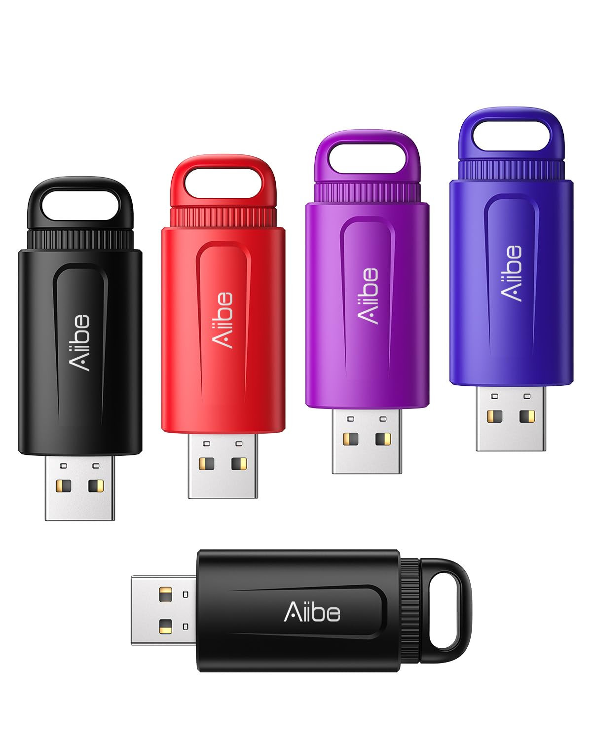 64GB USB Flash Drive 5 Pack 64GB Flash Drive Thumb Drive USB 2.0 Memory Stick...