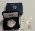 2008-W American Silver Eagle Burnished 1 oz .999 US Mint $1 Coin OGP Box & COA