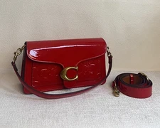 Shoulder Bag 26 Leather CM554 Red outlet New