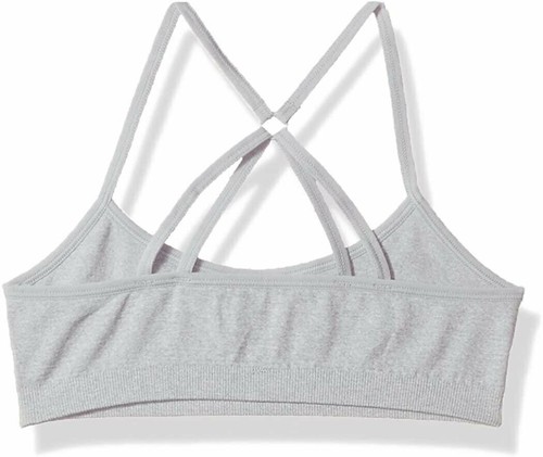 Hanes Big Girl's ComfortFlex Seamless Racerback Bra 2-Pack Bra, Heather... - Picture 2 of 2