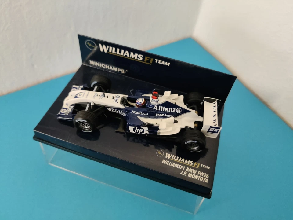 Williams BMW FW26 J.P. Montoya 2004 "walrus nose" Minichamps 400040003 1:43 - Immagine 4 di 4