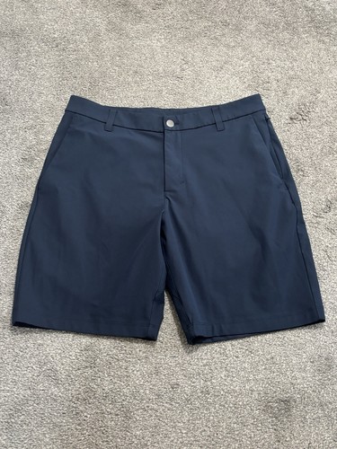 Lululemon Commission Classic-Fit Short 9" Warpstreme Mens 33 Blue M7AK8S