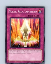 Yu-Gi-Oh TCG Nordic Relic Laevateinn STOR-EN069 1st Edition Common Played HP