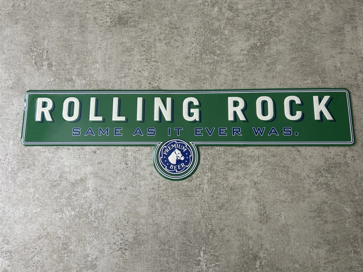 アンティーク　サイン　プレート　看板　ROLLING ROCK ビール　アメリカ Rolling Rock Metal Sign for sale | eBay