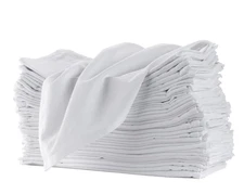 12-Pack Cotton Flour Sack Kitchen Towels 28x28 Soft Absorbent Dish Cloths