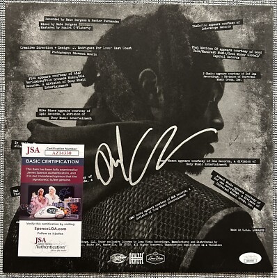 DENZEL CURRY SIGNED 12x12 PHOTO - JSA COA