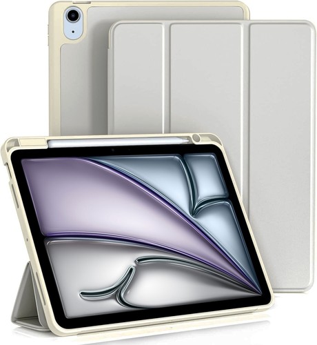 Lonfeid Stifthalter Hülle + 9H Hartglas für iPad Air 11 M3 2025/ M2 2024 Cover - Bild 29 von 59