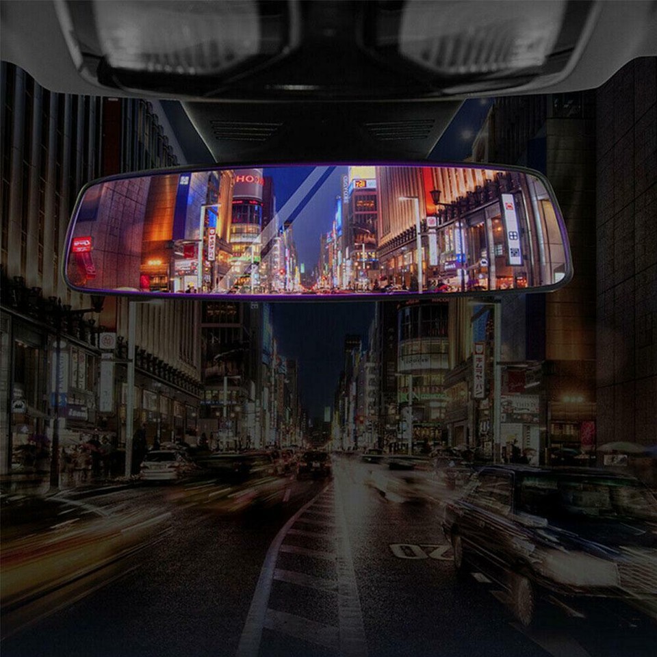 Car Interior Rearview Mirror Anti Glare Film Protective Sticker