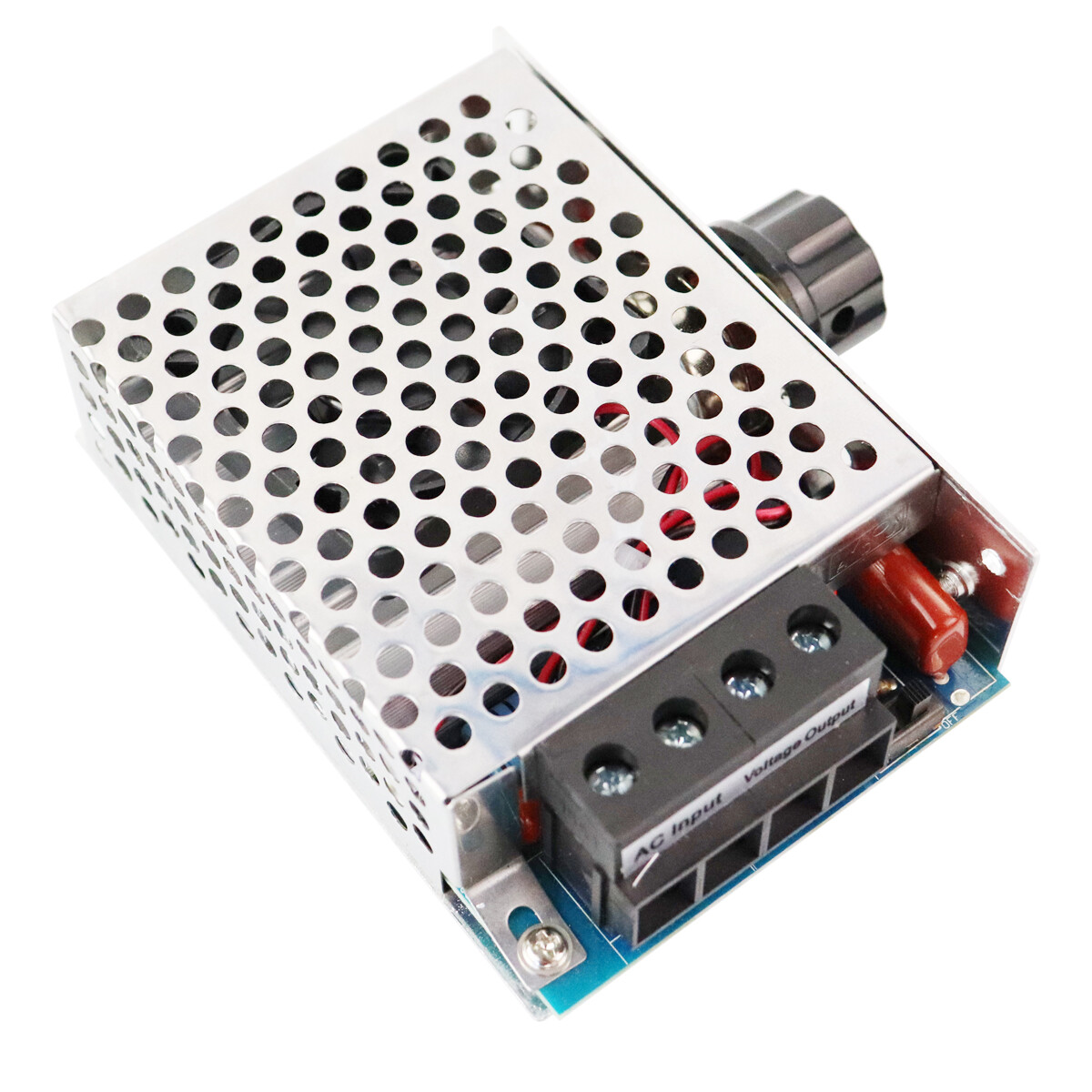 Regolatore Di Tensione SCR 10000W 110V-230V - Modulo Dimmer Elettronico A Tiristore Per Controllo Velocità Motore, Luci E Riscaldatori - Con Ventola Di Raffreddamento - 3