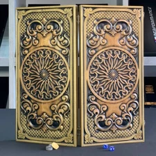 Wooden Backgammon Board Set Game 46cm (18"), Tabletop Game, Outdoor Game, Gift