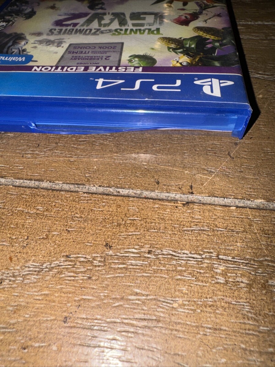 Plants vs Zombies GW 2 Festive Edition Walmart Exclusive PS4- CIB
