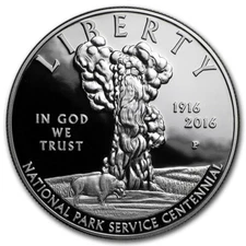 (1) 2016 P National Park Service Centennial $1 Proof Silver Dollar CAPSULE ONLY
