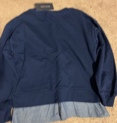 Tommy Hilfiger flag blue girls Medium 8/10 top NWT - Picture 3 of 3