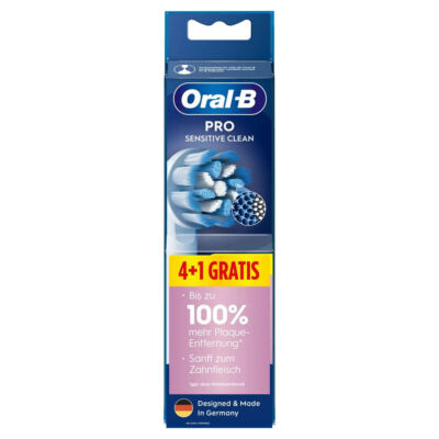 Oral-B Pro Sensitive Clean 4+1 Aufsteckbürsten Ersatzbürsten Zahnbürstenkopf