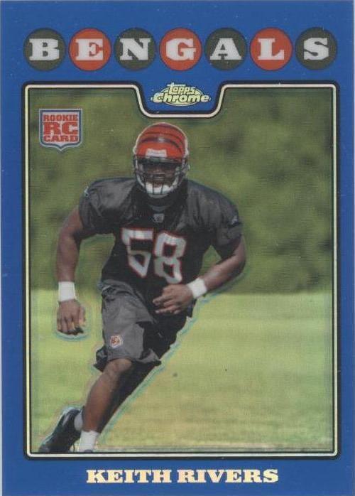 Topps Keith Rivers 2008 Topps Chrome - Keith Rivers #TC252 Blue Refractor (RC) for sale ...