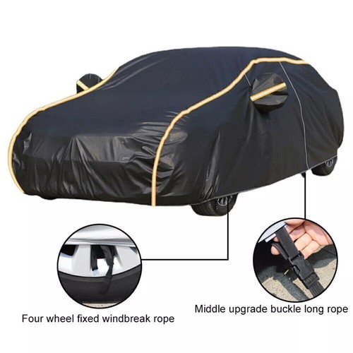 Upgraded 420D Full Car Cover Waterproof All Weather Protection Anti-UV Rain Snow - 第 2/14 張圖片