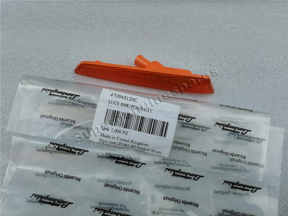 Marcador delantero derecho para Lamborghini Aventador LP700 LP720 470945120C nuevo Foto 3 de 4