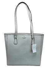 Kate Spade Perry Saffiano Leather Laptop Tote Bag Stone Path K8693 $459