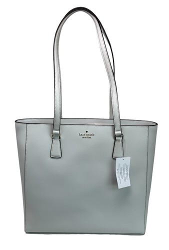 Kate Spade Perry Saffiano Leather Laptop Tote Bag Stone Path K8693 $459 - Picture 1 of 5