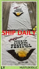 Vintage VTG 1986 High Desert Music Festival T-Shirt TEE Medium M Slashed Cut❄️LY