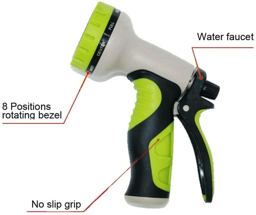 Garden Hose 50 Feet Retractable Expandable Magic Pipe + Spray Gun 3750 D Fabric - Image 2 of 4