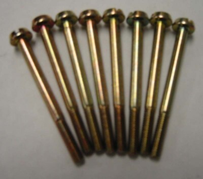 GM CARS HOLLEY CARB FUEL BOWL SCREWS SET OF (8) GM NOS NEW OLD STOCK 