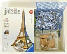 Ravensburger 3D Eiffel Tower Jigsaw Puzzle Pieces New Sealed in Bags/Open Box