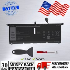 DXGH8 Battery For Dell XPS 13 7390 9370 9380 Inspiron 13 5390 7390 52Wh 4 Cell