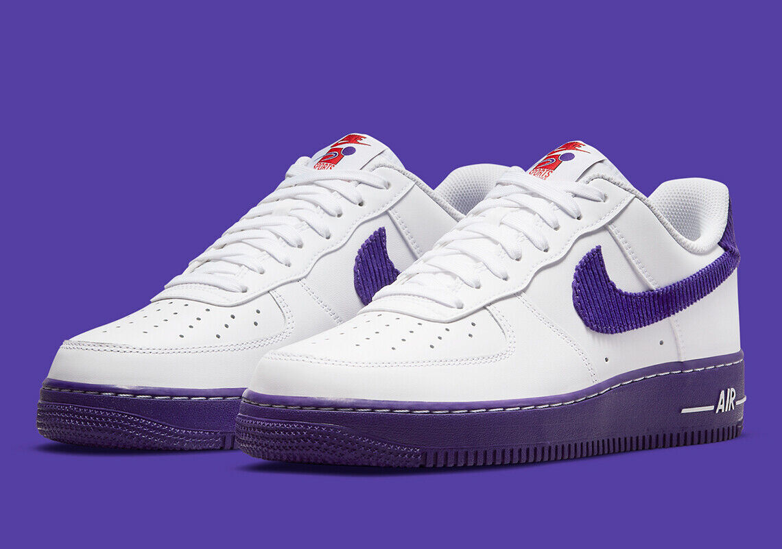 Nike Air Force 1 07 LV8 EMB Sports Purple DB0264-100 Men's