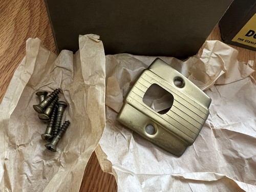 Stanley Kit Serratura Porta Schermo e Tempesta 1280 F Ottone Placcato Nuovo Acciaio - Foto 6 di 10