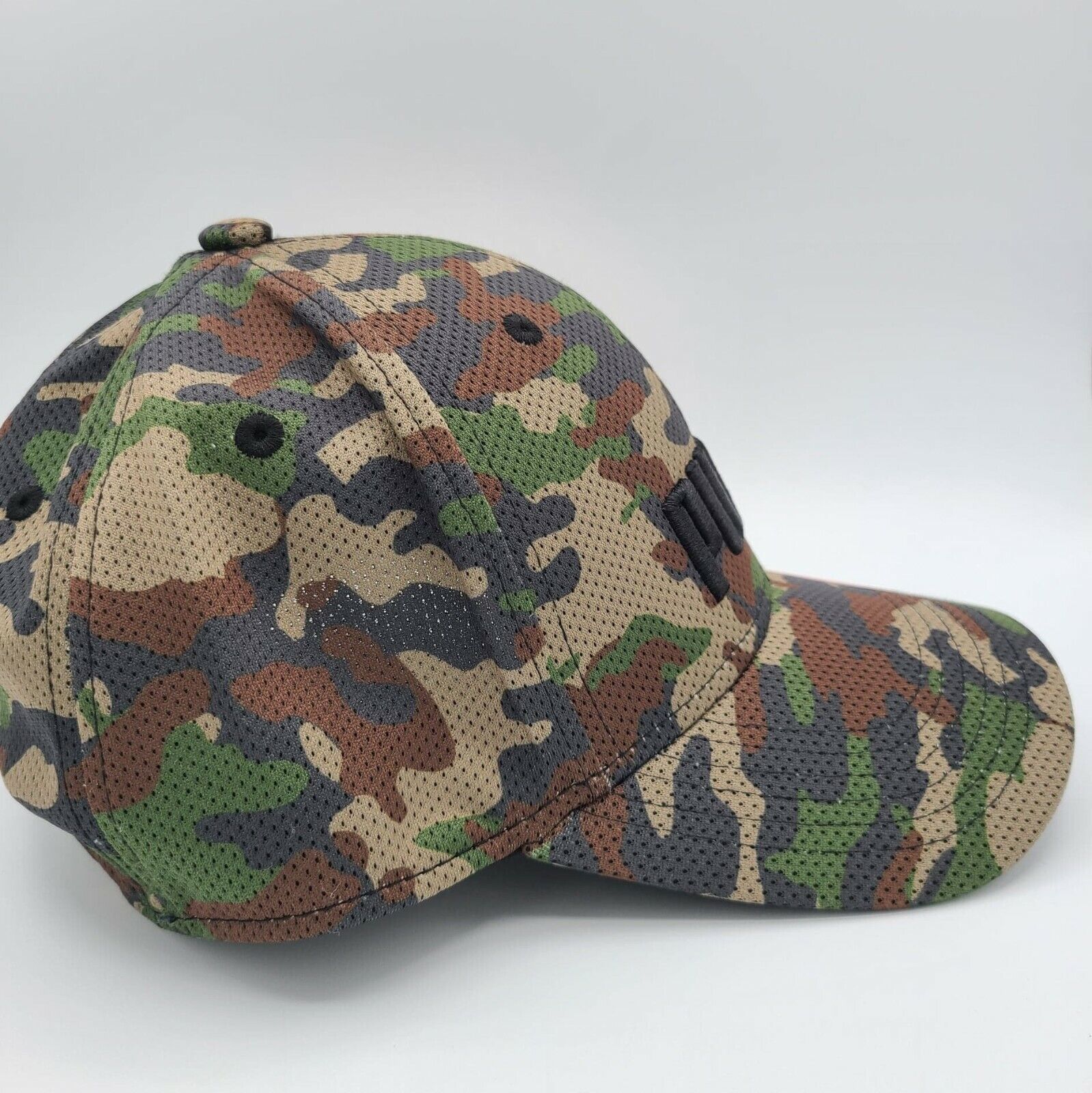 Logo L/XL PUMA Adult eBay Green Cap Camo Army | Fit Hat Black Baseball Stretch