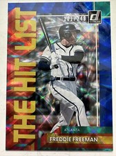 2022 Donruss Freddie Freeman The Hit List Blue Parallel /249