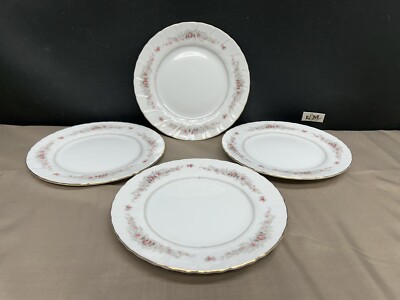 Yamaka ''AVON'' 1976 Japan ~ Set of 4 ~ Bread Plates ~ 6 1/2''