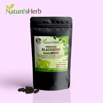 Schwarzkümmel Kapseln 5400mg 100% rein hochfest vegan Blackseed