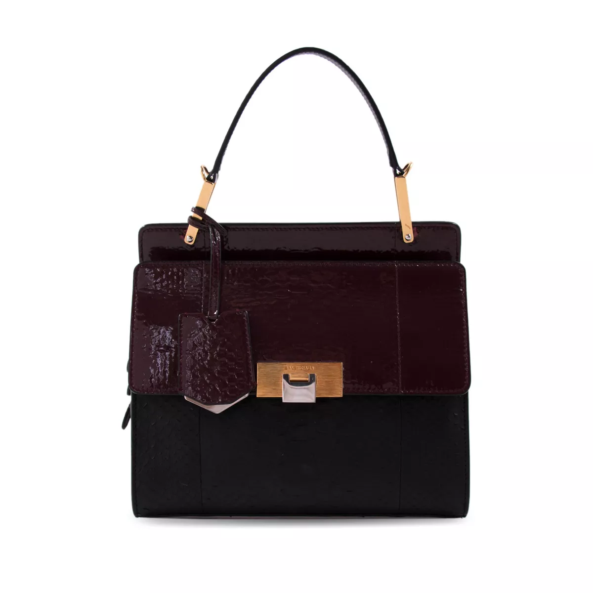 Balenciaga Le Dix Zip Cartable S Leather Satchel