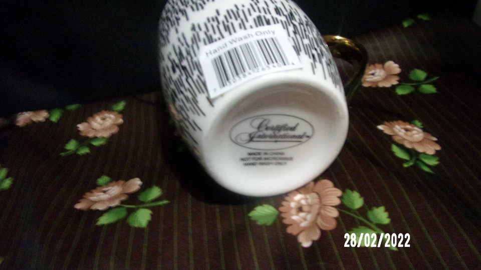 Сертифицированная международная позолоченная матричная кружка с узором - Изображение 4 из 4