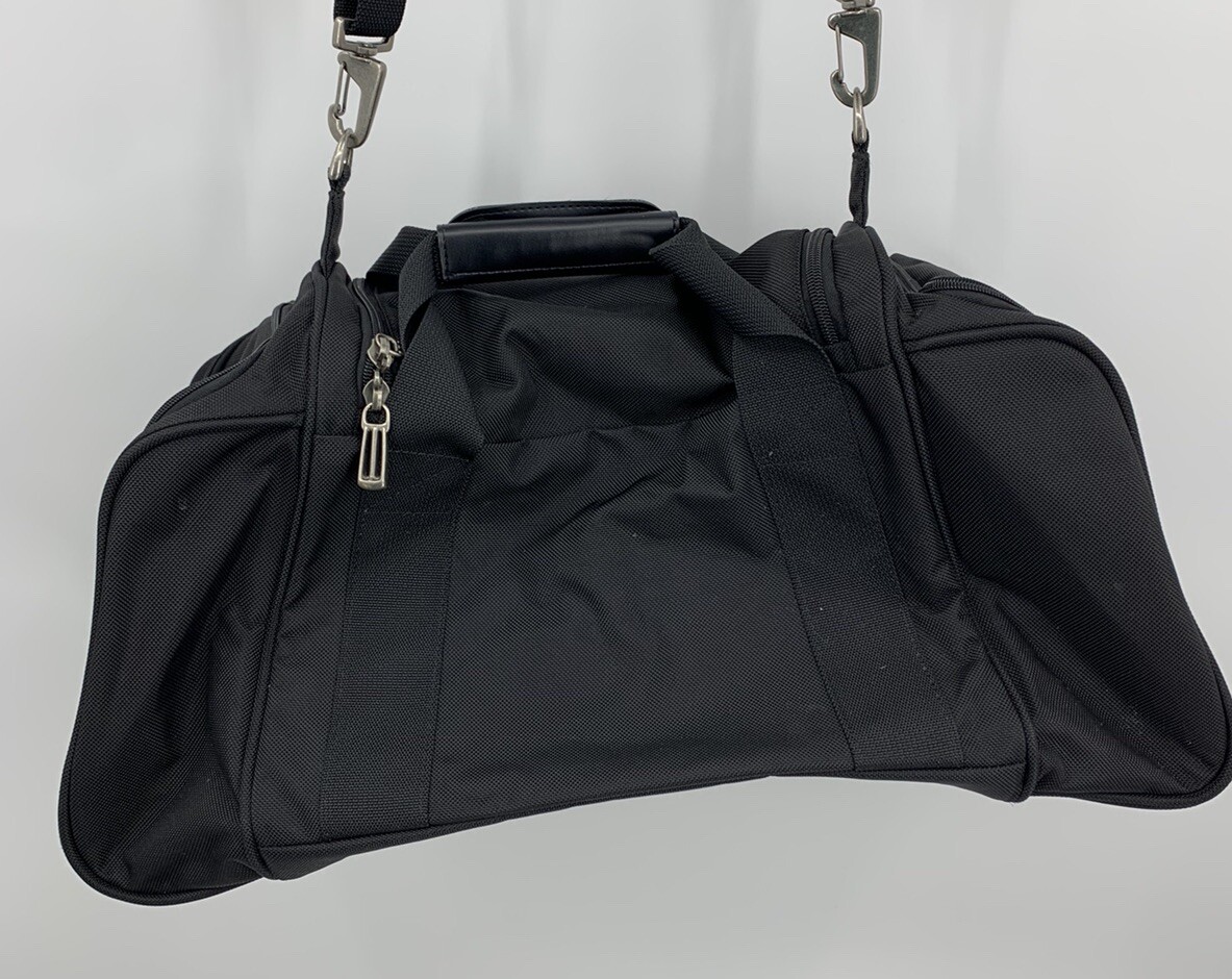 Chrysler Crossfire Travel Duffle Bag Canvas Lined Shoe Compartment Overnight Standard magazynowy