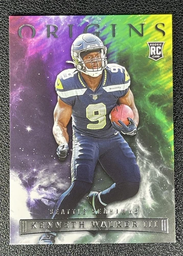 2022 Panini Origins Football Kenneth Walker III RC Rookie #107 Seattle Seahawks