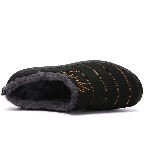 Winter Cotton Slippers Waterproof Plush Lining Warm Men Women Slippers Outdoor- - Picture 29 of 65