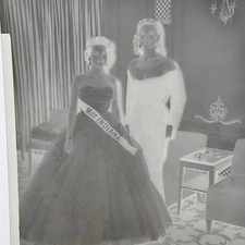 VTG Photo Negatives Beauty Queens Miss Hot Rolled Miss Indiana Society Chicago