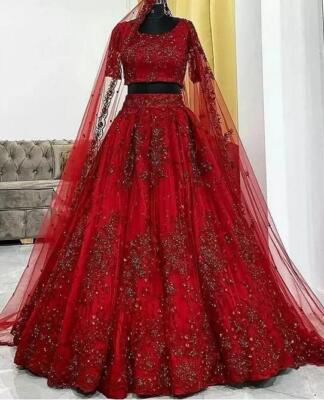 Red Glitter Wedding Dresses 2 Pieces Short Sleeves Applique Sequin Bridal Gowns | eBay Red Glitter Wedding Dresses 2 Pieces Short Sleeves Applique Sequin Bridal Gowns | eBay
