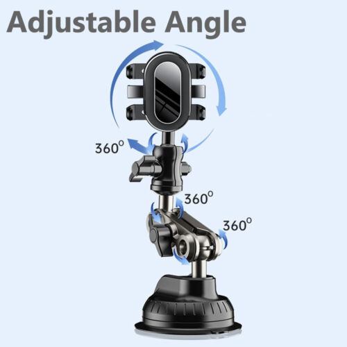 Car Phone Holder Mount Phone Mount for iPhone Car Windshield Dashboard Universal - Picture 3 of 13