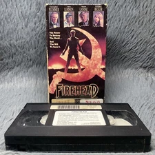 Firehead VHS 1991 AIP Studios Christopher Plummer Martin Landau RARE Movie Film