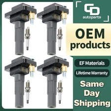 22433AA600 4 Ignition Coil +4 Spark Plug for 2.5L Subaru Forester Legacy Impreza